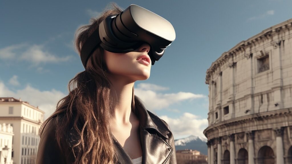 Virtual reality vrouw phil en flo e1689324579231 - 360 graden video laten maken - Geen categorie - Phil & Flo Creative Studio