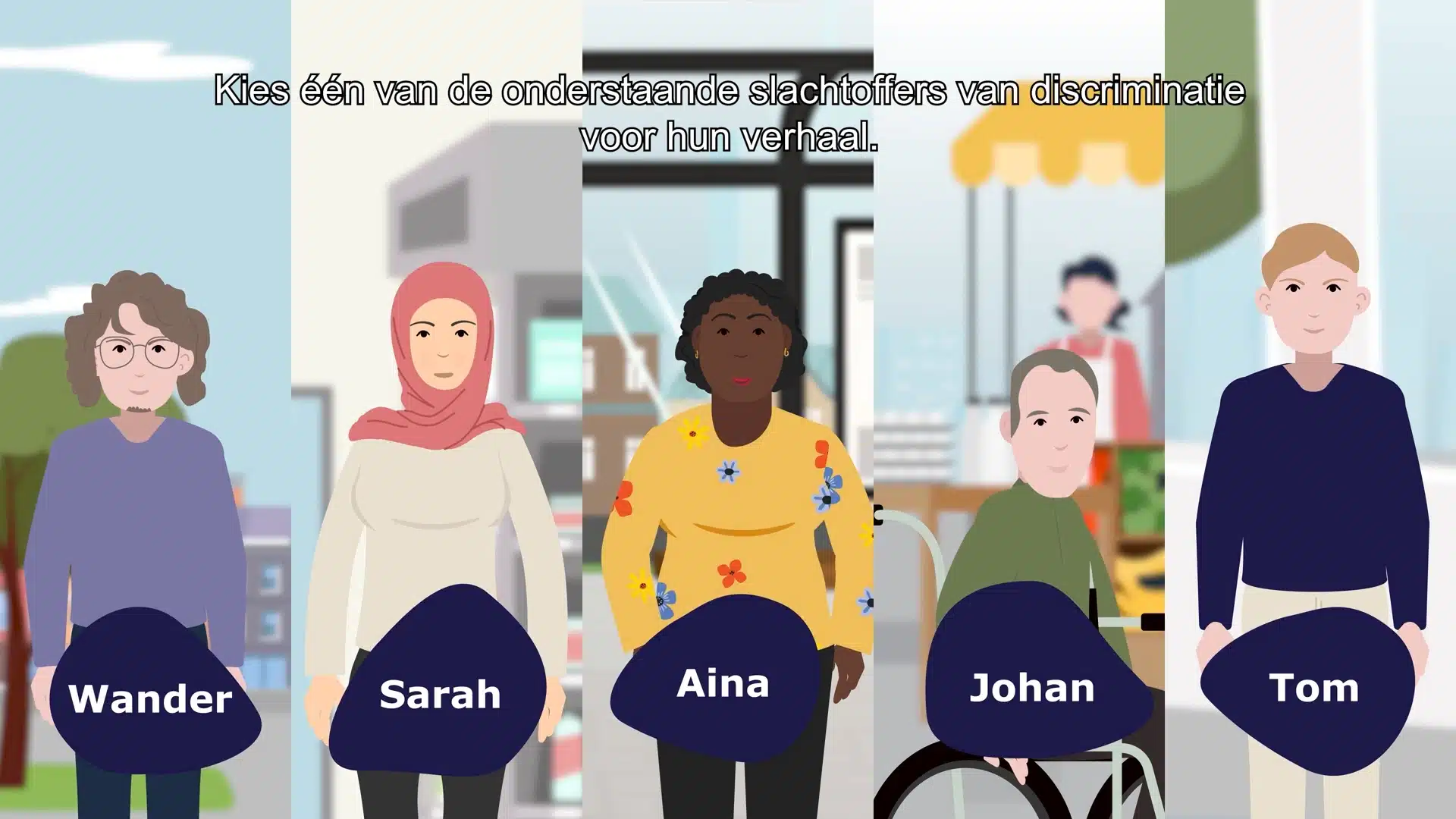 Discriminatie meldpunt groningen interactieve video phil en flo 1 - Interactieve video - Geen categorie - Phil & Flo Creative Studio