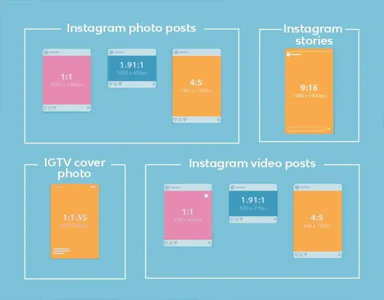 Afmetingen instagram post - Afmetingen Instagram post en social media - Blog -  - Phil & Flo Creative Studio